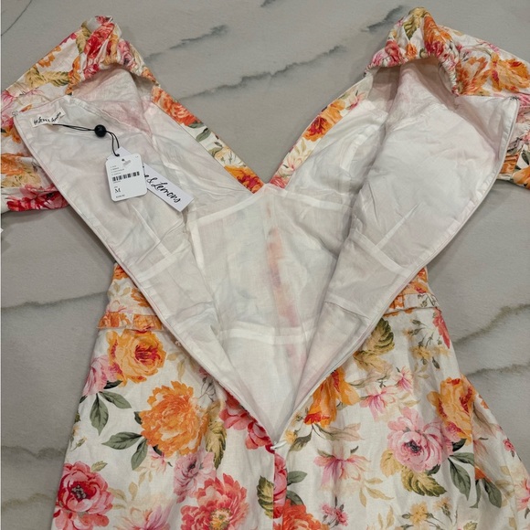 For Love & Lemons Julep Dress Size Medium Floral Mini Dress NWT - Picture 16 of 16